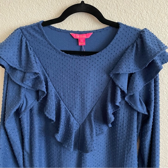 NWT Lilly Pulitzer Pheby Ruffle Swiss Dot Dress - Picture 5 of 8